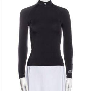 Balenciaga logo sport turtleneck